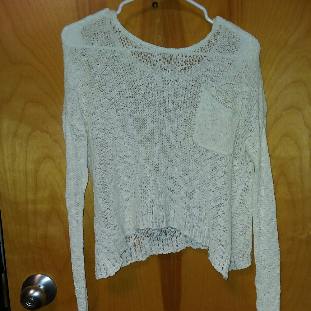 White Hollister sweater